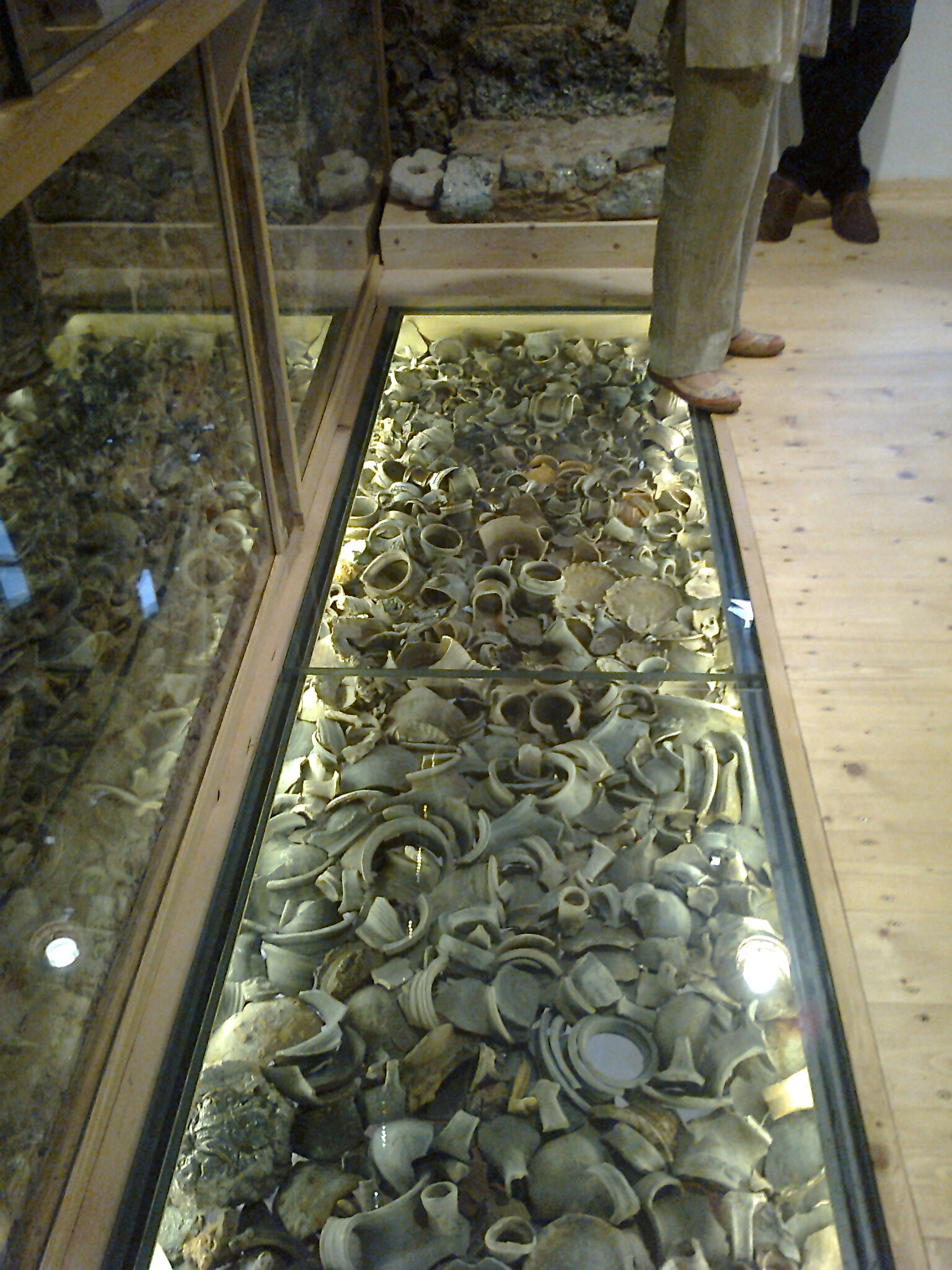 Detail im Ausstellungshaus